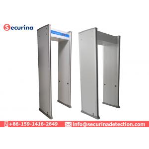 China Small LCD Display Door Frame Metal Detector 0-255 Sensitivity Adjustable supplier