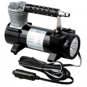 China 2 In 1 Portable Metal Single Cylinder Air Compressor With Light / Bag And Hose wholesale