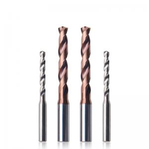 5XD Round Shank solid carbide drills factory direct sale step drill for steel and iron
