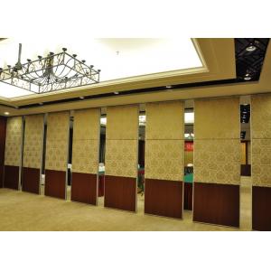 China Staking Ceramic Ring Wooden Room Partitions Folding Door For Exhibition Halls supplier