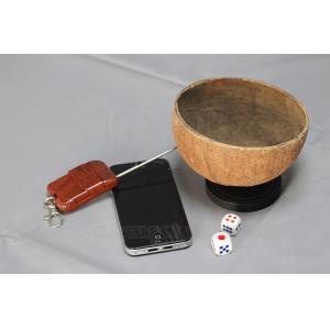 Wireless Charging Slim Perspective Dice Cup Coconut Shell Material Customized