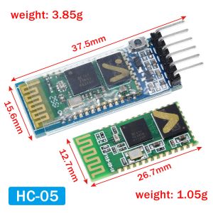 China Modulo Bluetooth sem fio HC-05 HC-06 Transceptor RF RS232 / TTL para conversor UART 4.0 Adaptador de áudio wholesale