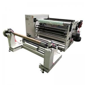 China Wallpaper Rewinding And Slitting Machine 600mm Thermal Paper Slitting Rewinding Machine supplier