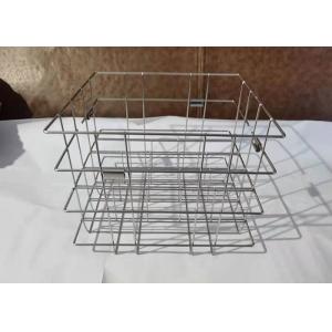 Heat Resistance 304 Stainless Steel Wire Mesh Storage Basket For Medical Industries