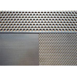 3.5mm Thick Perforated Steel Sheet Silver Round Anti Rust