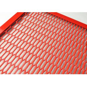 China Hexagonal Hole Aluminum Expanded Metal Mesh For Shelving And Room Dividers supplier