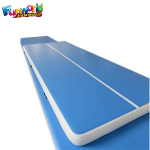 China Blue Air Board For Gymnastics / Air Floor Tumbling Mat Acrobatics Classes supplier