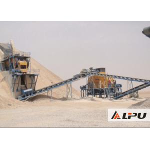 China Eco - Friendly Wheel Type Stationary Stone Crushing Plant For Quarry supplier