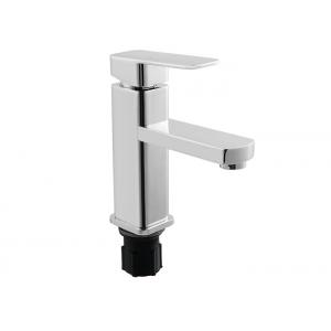 Two Function Deck Mount Faucet For Vessel Sinks , Zinc Alloy Water Mixer Tap