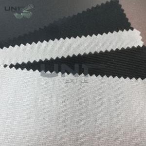China 50% Polyester 50% Viscose Woven Fusible Interlining Brushed 90cm 150cm For Suits / Overcoat supplier