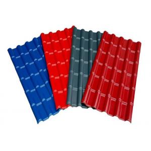 China Red Grey Blue Pre Painted Corrugated Sheet DX51D SGCC Slip Resistance For Roofing supplier