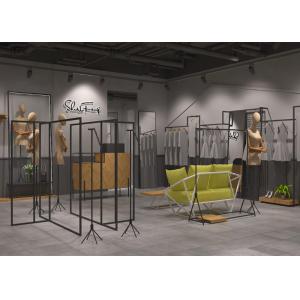 China Nice Looking Clothing Display Rack / Store Fixtures And Displays Custom Color supplier