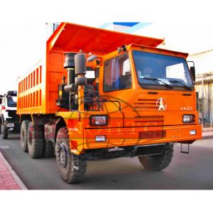 China Three Axle Heavy Duty Dump Truck For Mining 420hp Power Half Cabin supplier