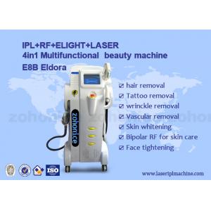 China 4in1 Mulfifunction RF nd yag laser IPL OPT SHR Professional Painless Laser Hair Removal Machine supplier