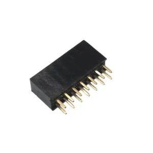 China Resistencia da alta temperatura Pin Header Female de ángulo recto 2.0m m 2.54m m supplier