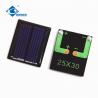 China 1V Transparent Epoxy Adhesive Solar Panel ZW-2530 Customed Mini Epoxy Solar Panel 0.1W wholesale