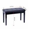 Double lifting piano playing stool with book box folding bench surface electronic piano stool piano cover piano accessor