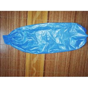 China Anti Liquid Ddisposable Plastic Arm Sleeves Sms Non Woven With Pe Coated Oversleeves supplier