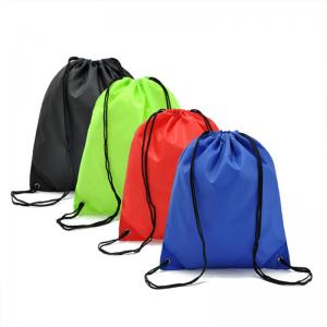 China Gym Storage Nylon Drawstring Bag Backpack Riding Shoes Clothes Laundry Lingerie Travel Pouch supplier
