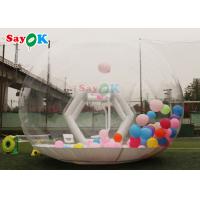China Inflatable balloons bubble Dome Tent Transparent Bubble Family Wedding Party Bubble clear Room for Camping on sale