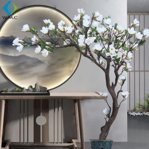 Real Touch Faux Magnolia Tree Indoor Living Room Shop Window Ornaments