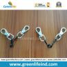 Plastic Black Slim Spring Clip Coil Key Retainer