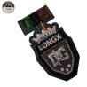 China High Density Custom Made Embroidered Patches 3D Royal Customized Logo wholesale