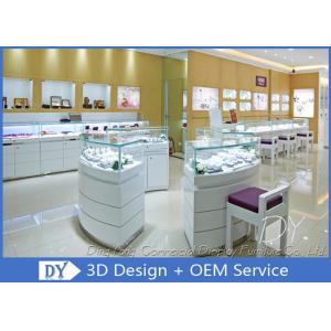 China Attractive Jewellery Counter Display / Gold Shop Counter Design supplier