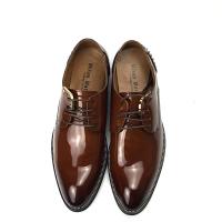 China Calf Skin Men Leather Classic Shoes Lace up Durable Dress Shoes with rivet on sale