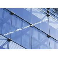 China Heat Insulation Double Layer Glass Curtain Wall Easy Installation on sale