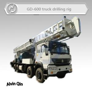 China 600 meters deep highly efficient Truck mounted water well drilling rig hot sale in Africa supplier