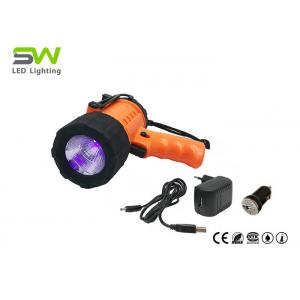 China Waterproof Floatable 395NM 3W UV LED Rechargeable Spotlight supplier