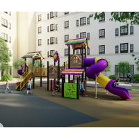 China Aluminum Alloy Post Kids Outdoor Play Slide Powder Coated on sale