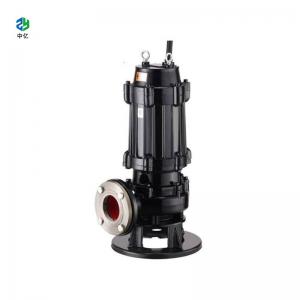 China WQK SS304 sewage submersible pump Sump Pumps with grinder impeller power from 0.75-350kw .color can be  blue ,black and supplier