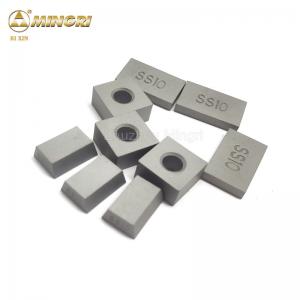 China SS10 Tungsten Cemented Carbide Brazing Tips nickel coating supplier