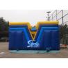 Commercial kids double lane inflatable water combo castle with removable custom