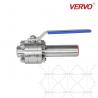 China DN20 3 Piece 2&quot; 3&quot; 4&quot; Threaded Stainless Steel Ball Valve 316 Ss 200mm Nipple wholesale