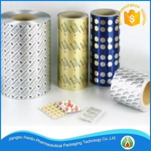 Roll type heat seal lacquered printed ptp blister foil 30 micron
