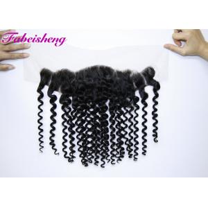 China Unprocessed 13x4 Lace Frontal Deep Wave Brazilian Human Hair Grade 8A supplier