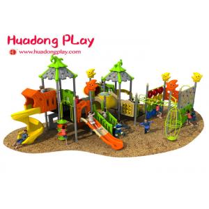 China Magic House Series Outdoor Playground With Slide , Outdoor Playground Equipment supplier