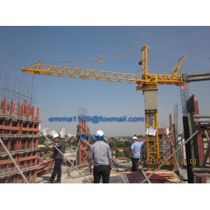 China QT10 Mini Inner Climbing Tower Crane 12m Boom Length 500kg End Load wholesale