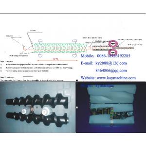 Standard OEM changeparts Quick Change Components & Feedscrews Plastic feed screws Plastic feedscrew  China manufacturer