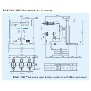 Modular Design Indoor Vacuum Circuit Breaker Excellent Mechanical Endurance