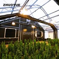 China Complete Blackout Light Deprivation Greenhouse with Automatic Irrigation System on sale