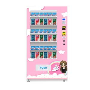 Custom Hot sale Condoms And Napkin Vending Machine With Multiple Payment options