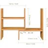 China Adjustable Desktop Bamboo Display Shelf Rack Multipurpose wholesale