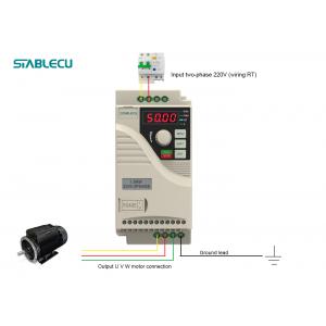 Single Phase To Three Phase VFD Motor 220V 0.75KW Variable Speed Drive