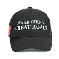 China Promotional Flat Embroidery Baseball Caps 6 Panel Black Color ISO9001 on sale