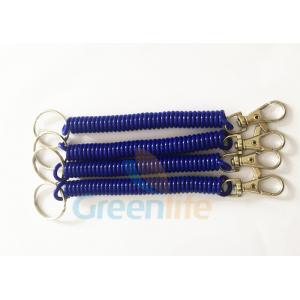 Expandable Standard Spiral Elastic Keychain W / Lobster Claw Key Clip Easy To Fit