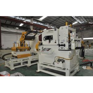 China Coil Decoiler Straightener Feeder 3 In 1 Machine 0.6-6.0mm Single Head With Cantilever supplier